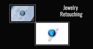 Photo manipulation services for jewelry retouching