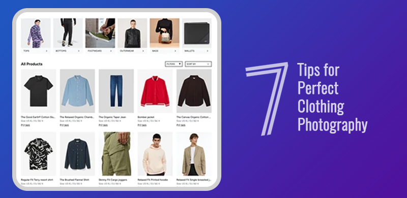 Seven essential tips for achieving perfect clothing photography in e-commerce retouching services